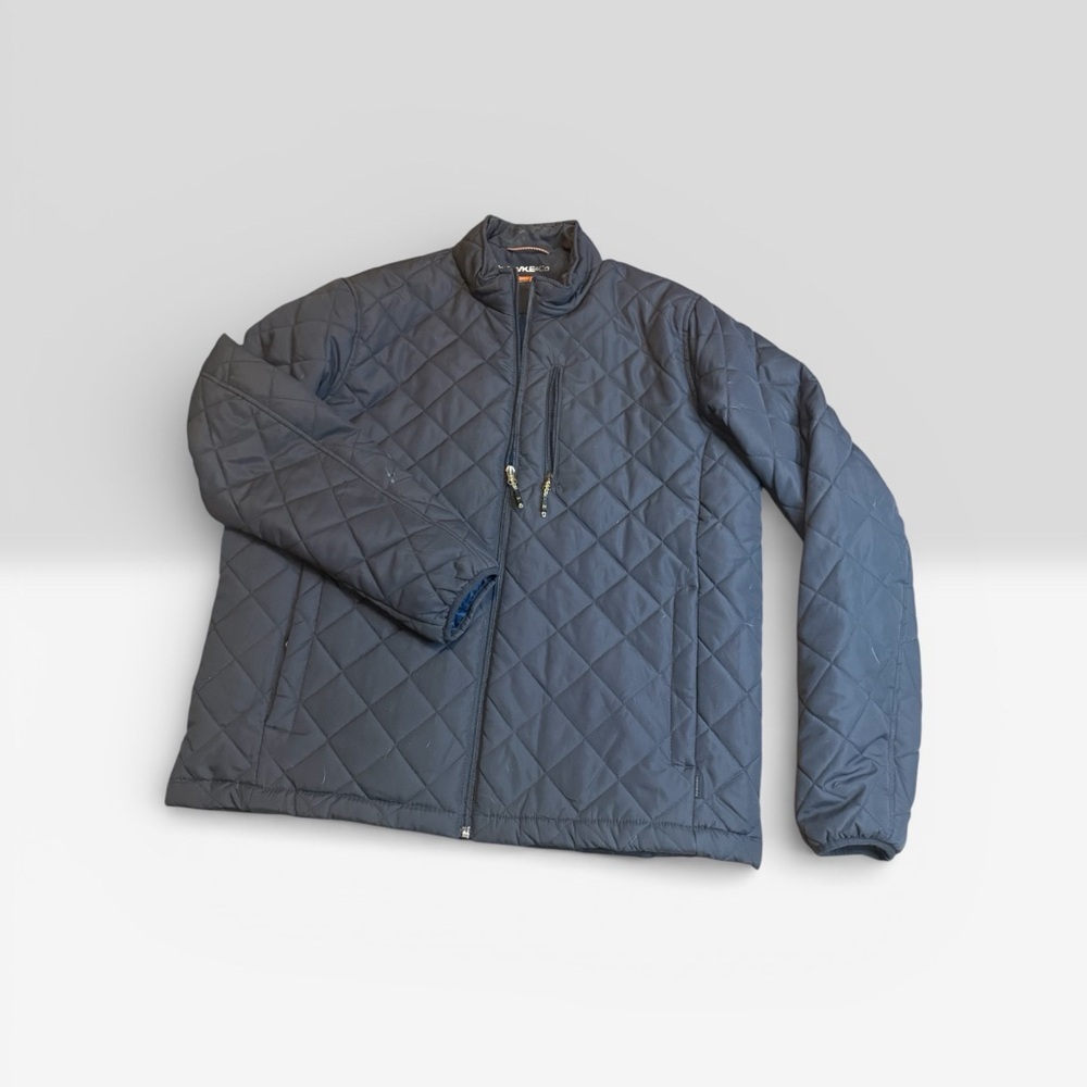 Hawke & Co Men's Quilted Puffer Jacket - Charcoal Gray size XL - Picture 1 of 5